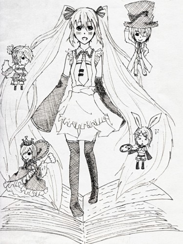 VOCALOID in Wonderland