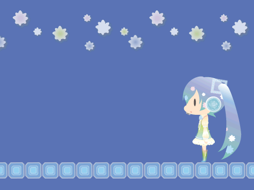 こんぺいとうの夜空とお菓子なミクさん。