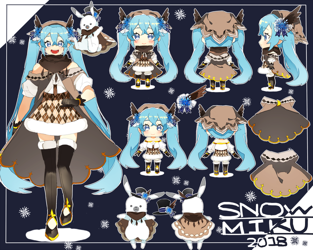 雪ミクちゃん2018