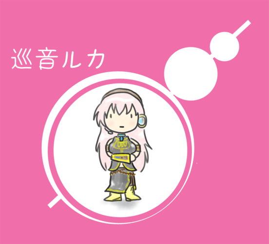 巡音ルカとだんご