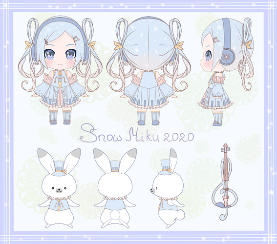 2020雪ミク衣装