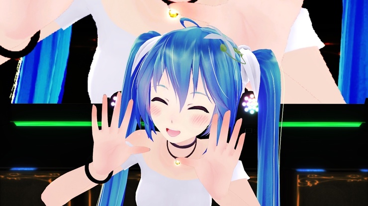 ミクさんで Hand in Hand (スーパーアリーナ風)投稿しました。sm31152761