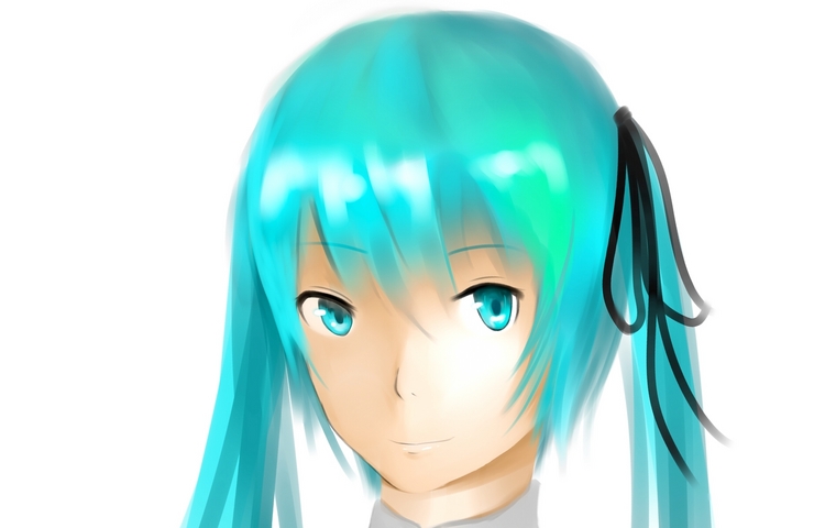 リボンでミク