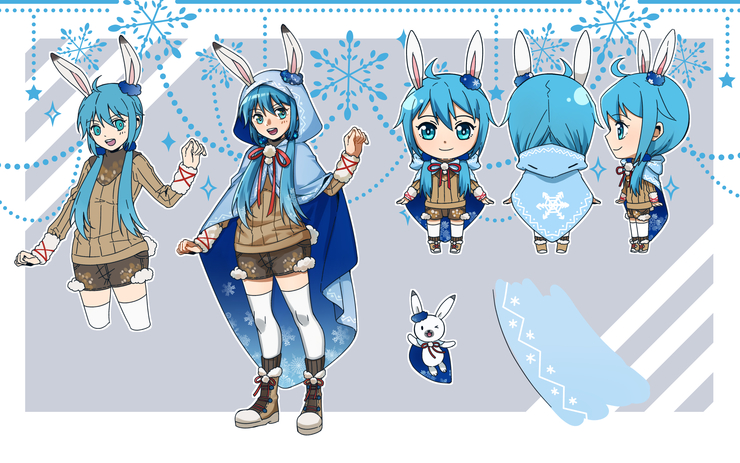 雪ミク2018「うさぎ」