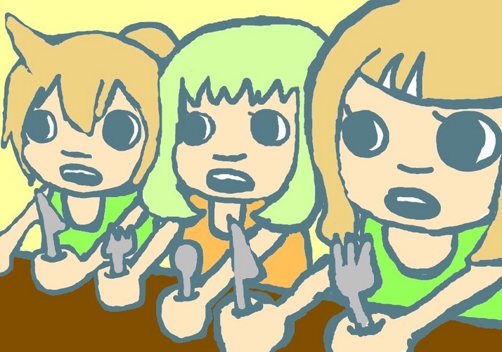 待てができない子供たち。