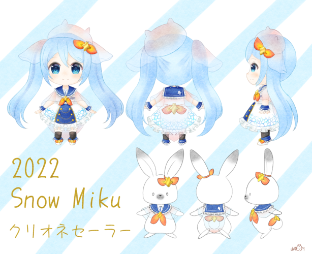 2022雪ミク クリオネセーラー