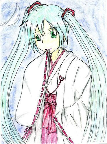 巫女ミク(月詠支援)