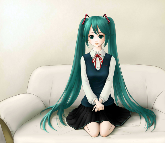 おすわりミク