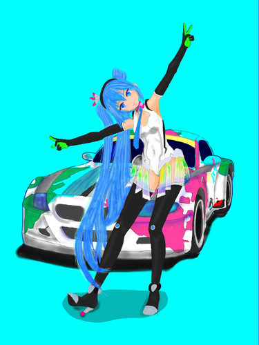 レーミク2013 あまりにも綺麗だったので模写しました