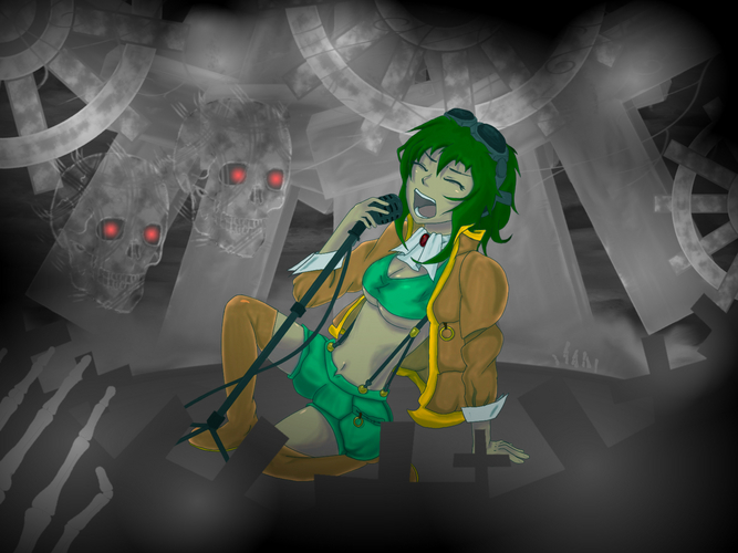 【GUMI】Darty Black Singer