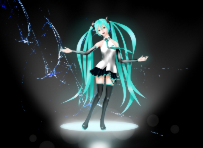 歌うミクさん