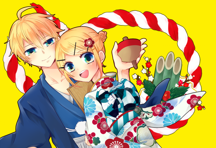 鏡音ましておめでとう