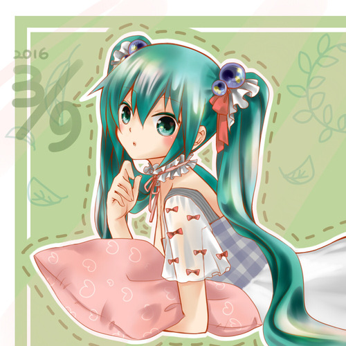 ミクの日のわが家の姫