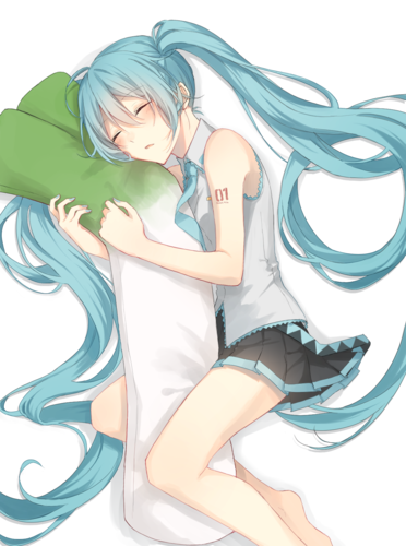 お昼寝ミクちゃん