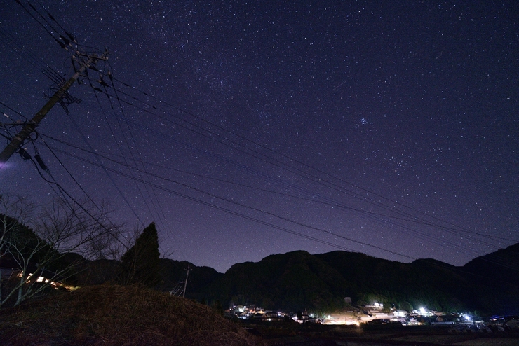 農村の星空
