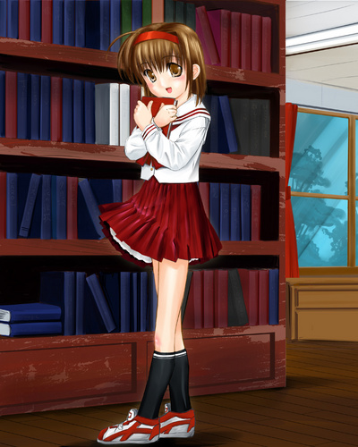 図書室にて
