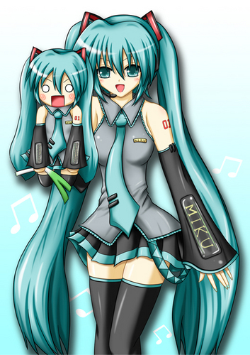ミク&はちゅね