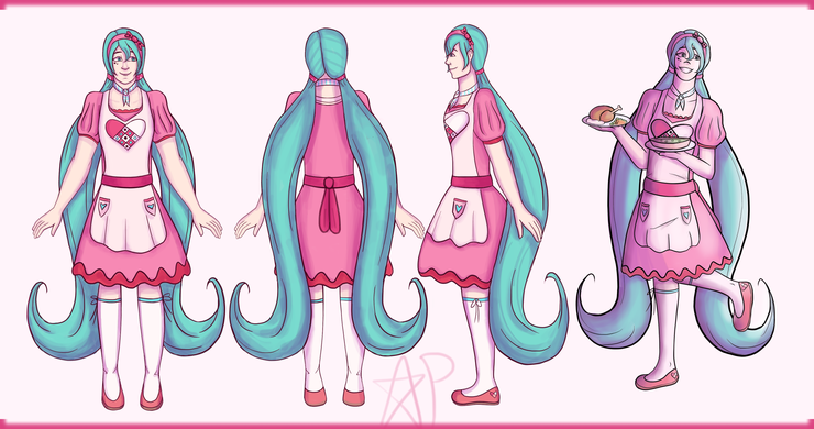 Stay-at-Home Miku: Ribbon Heart Collaboration