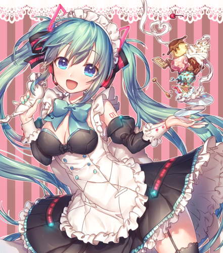 ミクレコ用メイドミクさん