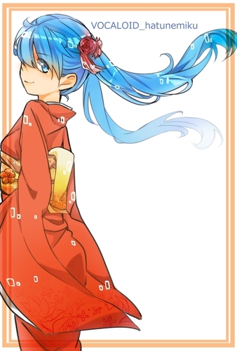 年賀状みく