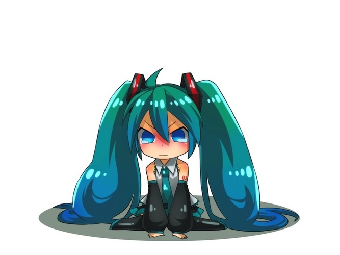 泣かない。