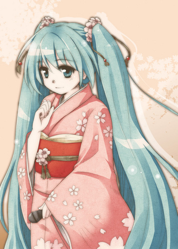 お着物ミクさん