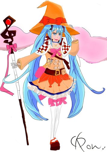 魔法使い的なミクさん