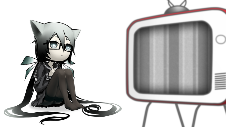 黒ネコとテレビジョン