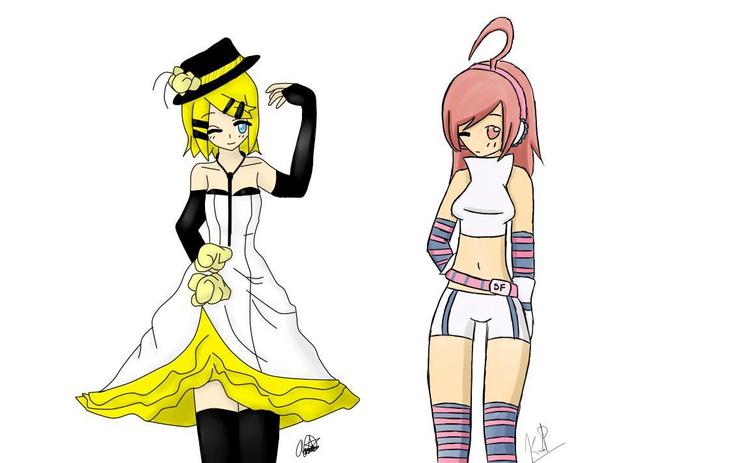Collab - Vocaloid: Kagamine Rin, SFA2 Miki