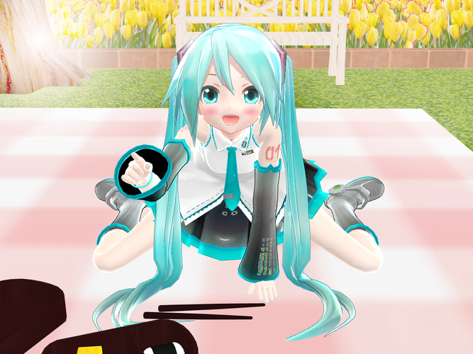 ミクさんとピクニック♪