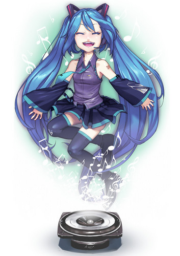 いつもどおりボカロ聴いてたらミクさんが飛び出してきた。