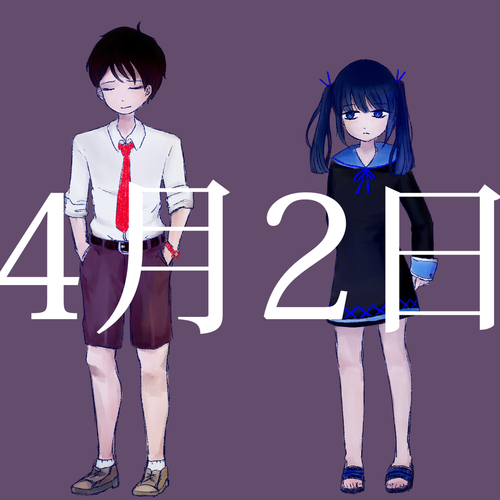 【初音ミク】4月2日 イラスト