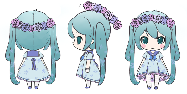 2015年雪ミク衣装