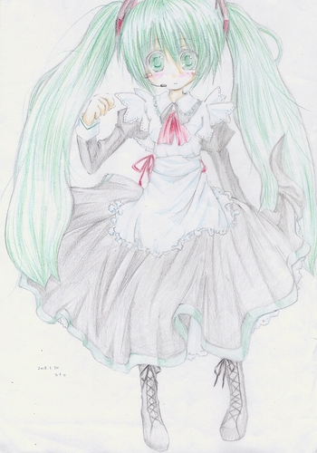 ミクがメイドさんになってくれたようです。