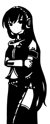 巡音ルカ 切り絵