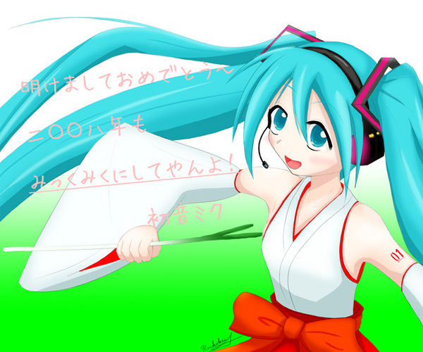 巫女ミク
