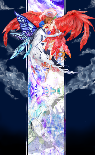 空と羽と