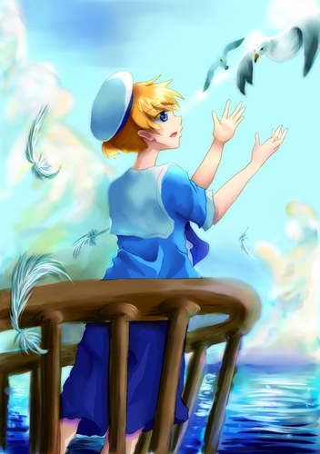 夏の日差しと入道雲