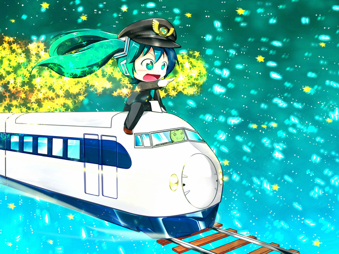 宇宙を駆けるミク