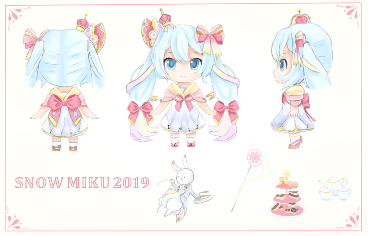 2019年雪ミク衣装