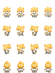 ボカスト改造歩行グラ 鏡音レン ver0.90