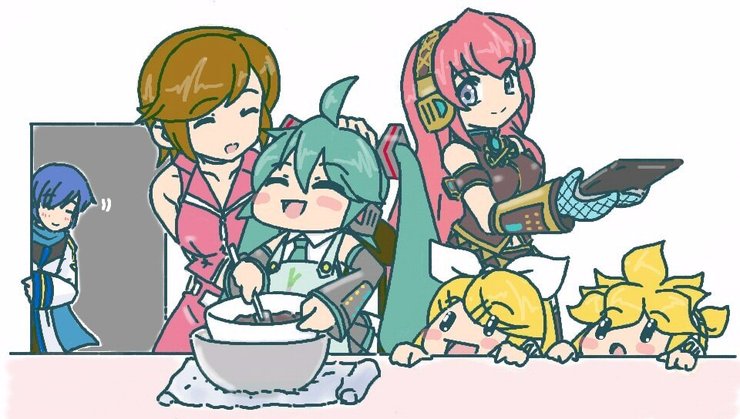 チョコ準備中!!@ミクさん