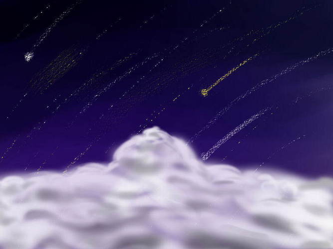 The nibht sky