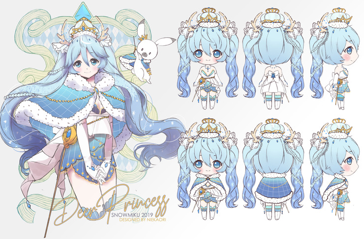 雪ミク2019 Deer Princess