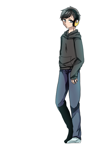【UTAU】「楓風」公式キャラクターイラスト