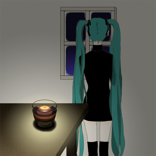 外はもう冬の七時