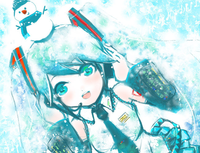 あんまりうれしかったんですよ、雪ミク