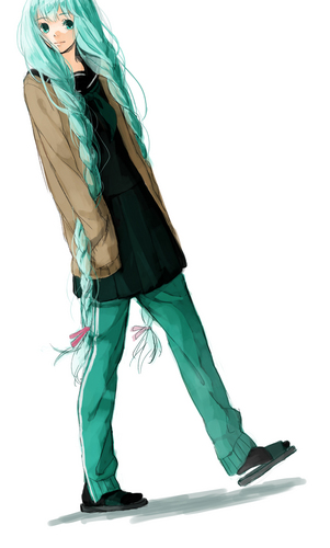 ジャージ制服ミクさん