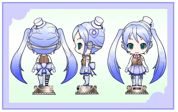 2013年雪ミク「チョコっとミク」