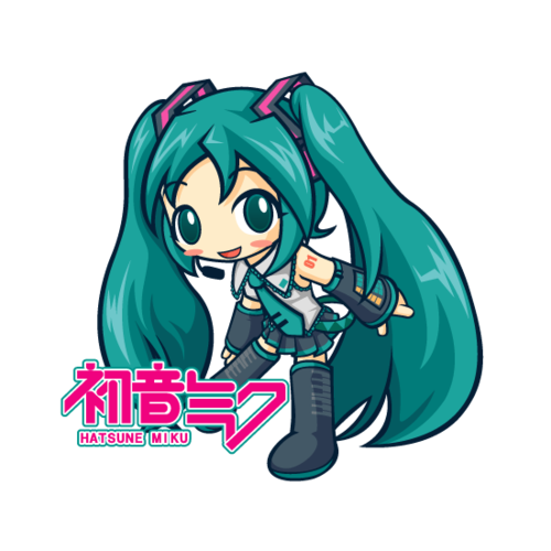 マウス用に加工したミク